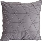 Dekoratívny vankúš Vanessa 45x45 cm, strieborný%