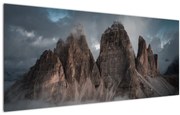 Obraz - Tri Zuby, Talianske Dolomity (120x50 cm)