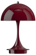 Louis Poulsen Prenosná lampa Panthella 160 V3 Opaque Burgundy
