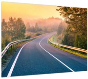 Obraz - Cesta pri východe slnka (70x50 cm)