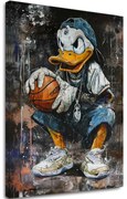Obraz LeBron Duck na plátne | Maľovaná štruktúra