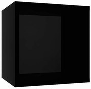 Závesná polička Izumi-10-BL čierna mat