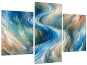Obraz - Abstraktný prúd (90x60 cm)