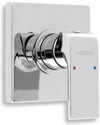 Novaservis Nobless Sharp, sprchová batéria podomietková, chrómová, 37050,0