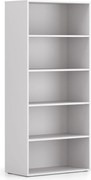 Kancelársky regál BLOCK, 800 x 400 x 1748 mm, biela