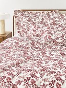 Obliečka na paplón's potlačou listov Pola