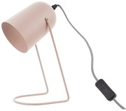 Ružová stolová lampa Leitmotiv Enchant, výška 30 cm