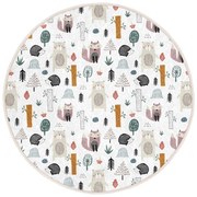 Biely detský koberec ø 80 cm Comfort – Mila Home