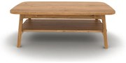 Konferenčný stolík z dubového dreva v prírodnej farbe 60x100 cm Twig – The Beds
