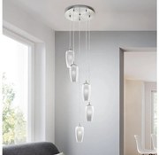 Eglo 96345 - LED Luster na lanku FARSALA 5xG9/2,5W/230V