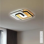 Brilagi - LED stmievateľné stropné svietidlo VELO XL LED/98W/230V 61x61 cm + diaľkové ovládanie