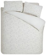 Krémové obliečky na jednolôžko z mikroplyšu 135x200 cm Cosy Spot – Catherine Lansfield