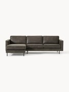 Rohová pohovka z recyklovanej kože Hunter