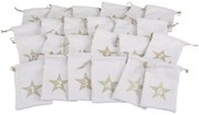 Adventný kalendár - 24ks vrecúšok - 9,5*14,5 cm