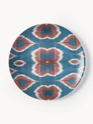 Ručne vyrobená porcelánová podložka pod tanier Ikat
