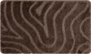 Kúpeľňový koberček SUPREME WAVES vlny, hnedý