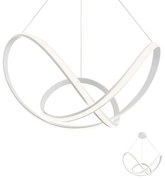 Redo 01-1784 - LED Luster na lanku NUCLEO LED/55W/230V biela