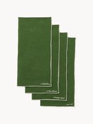 Ľanové obrúsky Cosmo, 4 ks