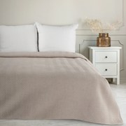 PREHOZ NA POSTEĽ LEN3 220X240 CM BÉŽOVÝ