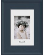 Modrý nástenný rámček Styler Malaga, 17 x 22 cm
