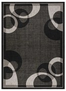 Koberec SIZAL FLOORLUX 20078 čierny / strieborný