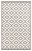Béžovo-biely obojstranný vonkajší koberec Green Decore Parado, 120 × 180 cm