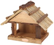 Kŕmidlo pre vtáky Wood, 22,5x27,5x17,5 cm, drevo, hnedá