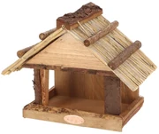 Kŕmidlo pre vtáky Wood, 22,5x27,5x17,5 cm, drevo, hnedá