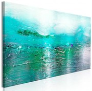 Artgeist Obraz - Turquoise Landscape (1 Part) Narrow Veľkosť: 150x50, Verzia: Premium Print