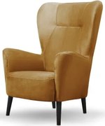 Kreslo Next, žltá látka%