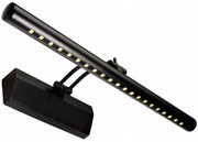 BERGE Nástenné svietidlo LED do kúpeľne - 40 cm - 5W čierne