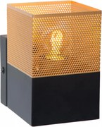 Lucide 21223/01/02 - Nástenné svietidlo RENATE 1xE27/40W/230V zlatá/čierna