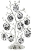 Kovový stojací rámček v striebornej farbe 27x18 cm Family Tree – Zilverstad