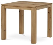 Jedálenský stôl z masívneho dreva 80 x 80 cm, dub