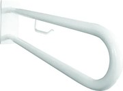Bemeta Design HELP: Madlo, 600 mm, v tvare U, s držiakom TP, s krytkou, biela - 301807273