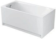 Cersanit Nao, akrylátová vaňa 140x70cm + nožičky, biela, S301-247