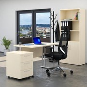 Zostava kancelárskeho nábytku Visio 2, 120 cm, javor