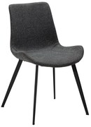 HYPE ČALÚNENÁ STOLIČKA grey/black