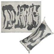 Sada do sauny na sedenie Savu, ľan-tmavo sivá