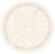 Kúpelňový okrúhly koberček Keno Elips Ecru B02