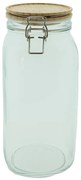 Sklenená dóza s bambusovým vekom - Ø11*25 cm / 2.1l