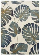 Koberec Emily 2918A Monstera lístie krémový