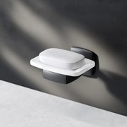 Miska na mydlo AM.PM Gem AGA34222 nástenná, sklo, čierna