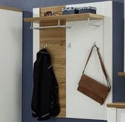 Nástenný vešiakový panel Materio, dub/biely%