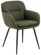 Jídelní křeslo Dora zelené