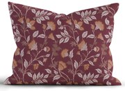 Bavlnená obliečka na vankúš Renforcé 70 × 90 cm - Rebeka vínová