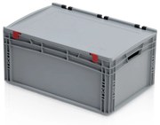 Plastová prepravka s vekom 600 x 400 x 285 mm