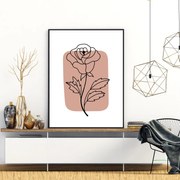 Plagát - Ruža (A4)