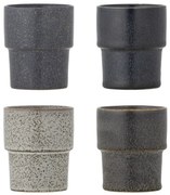 Bloomingville Hrnček Ewan Brown 150 ml – set 4 ks