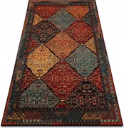 Koberec Polonia 235x350 Astoria Romby rubin Vlna #POL240